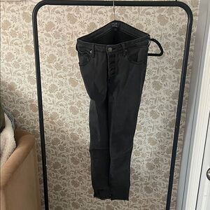 Abercrombie & Fitch Women's High Rise Jeans - Black